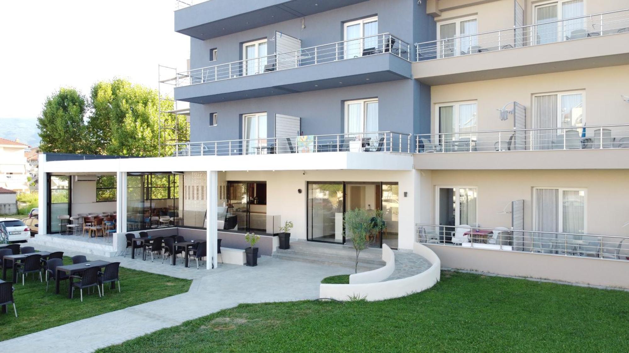 Aegean Blue Apartments & Suites Λεπτοκαρυά Εξωτερικό φωτογραφία