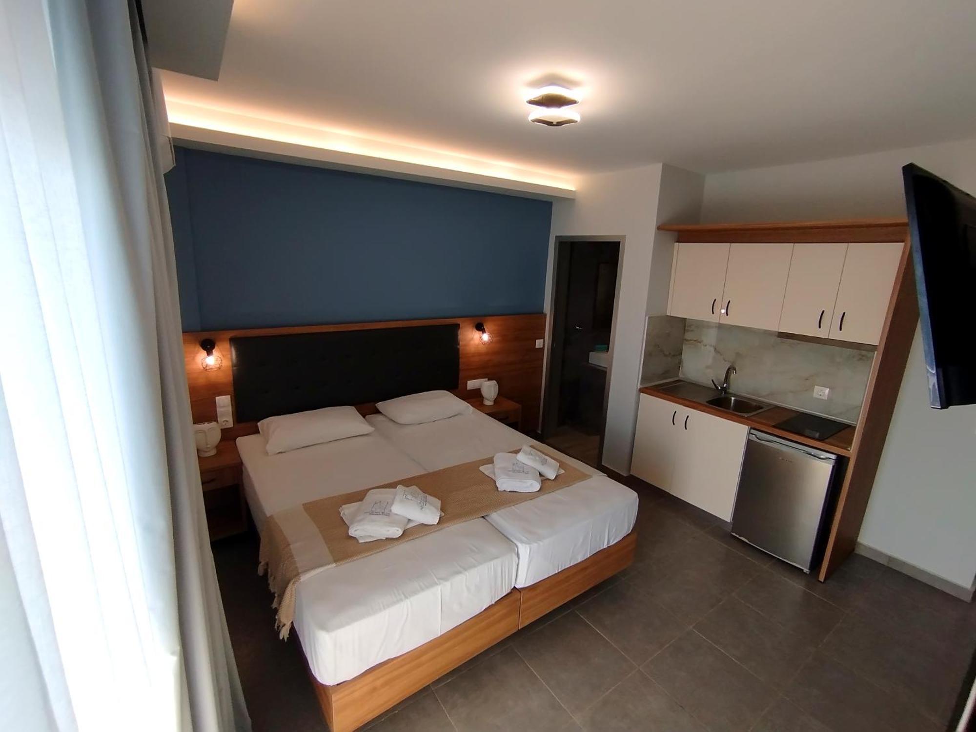 Aegean Blue Apartments & Suites Λεπτοκαρυά Εξωτερικό φωτογραφία
