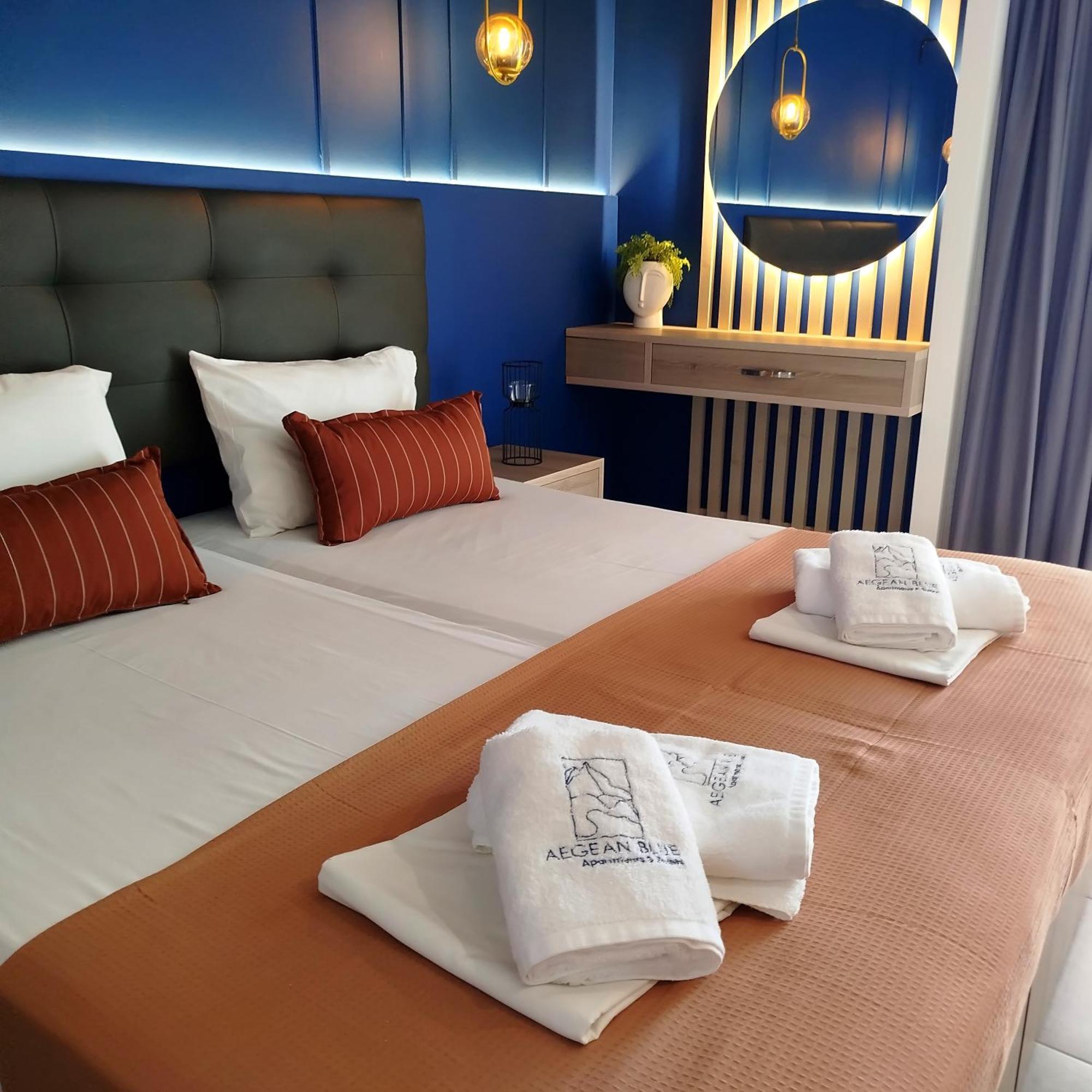 Aegean Blue Apartments & Suites Λεπτοκαρυά Εξωτερικό φωτογραφία