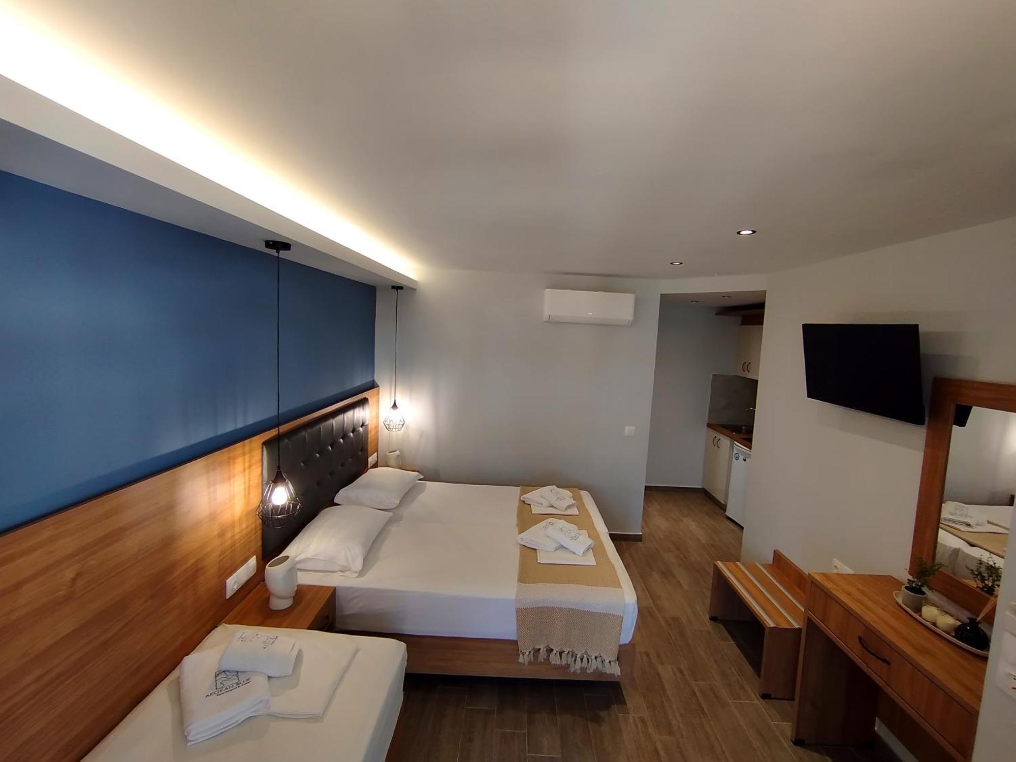 Aegean Blue Apartments & Suites Λεπτοκαρυά Εξωτερικό φωτογραφία