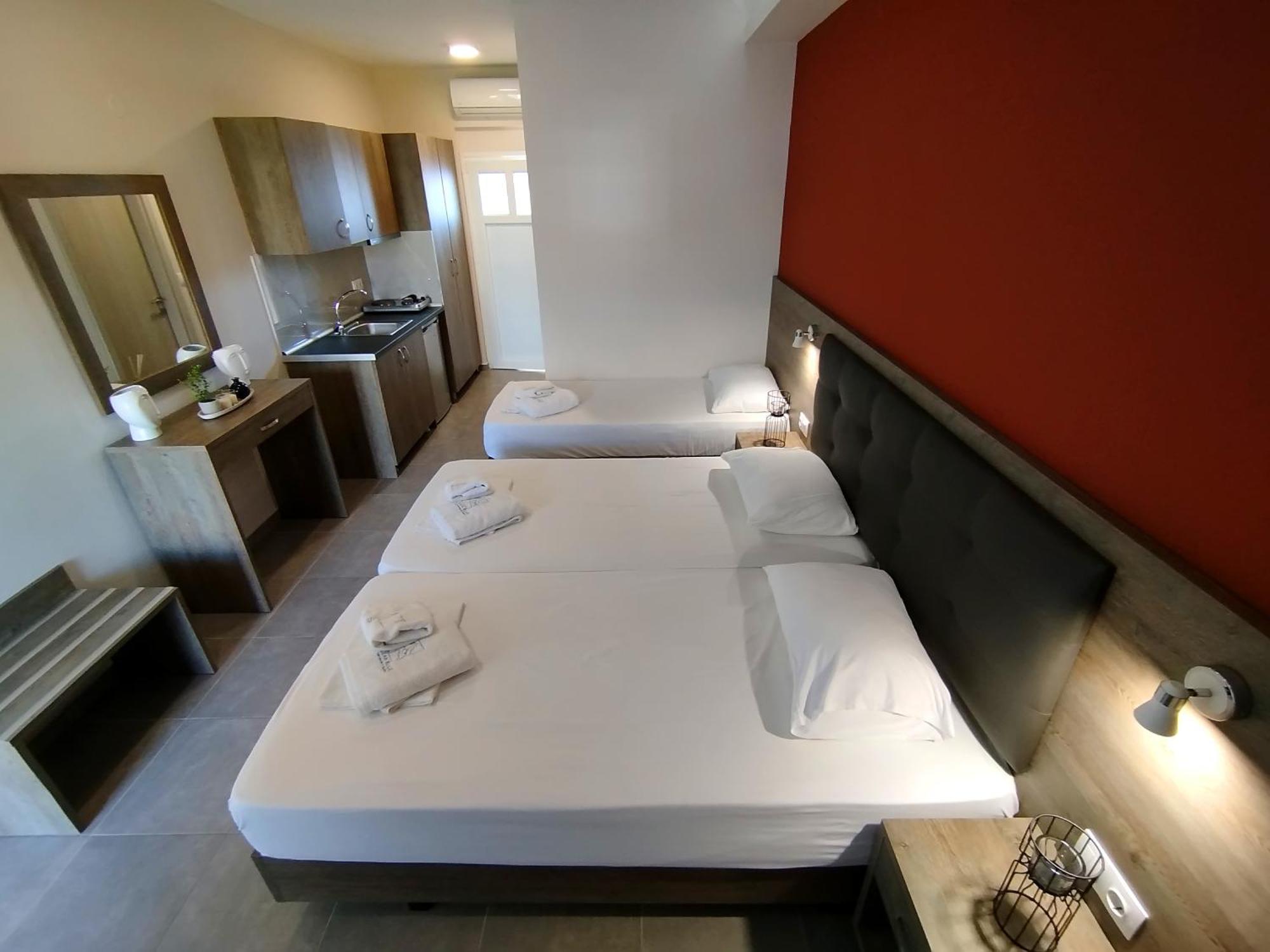 Aegean Blue Apartments & Suites Λεπτοκαρυά Εξωτερικό φωτογραφία