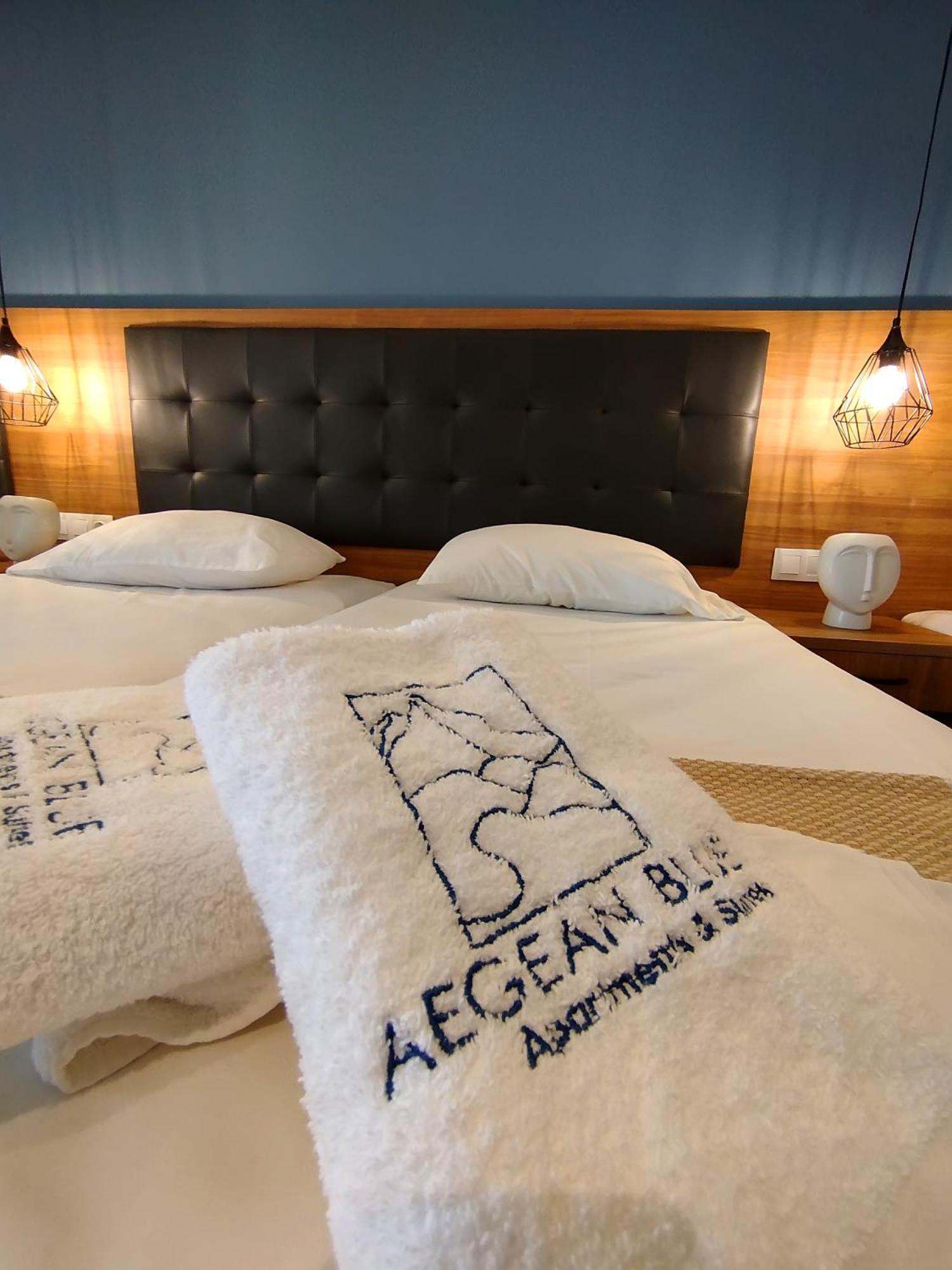 Aegean Blue Apartments & Suites Λεπτοκαρυά Δωμάτιο φωτογραφία